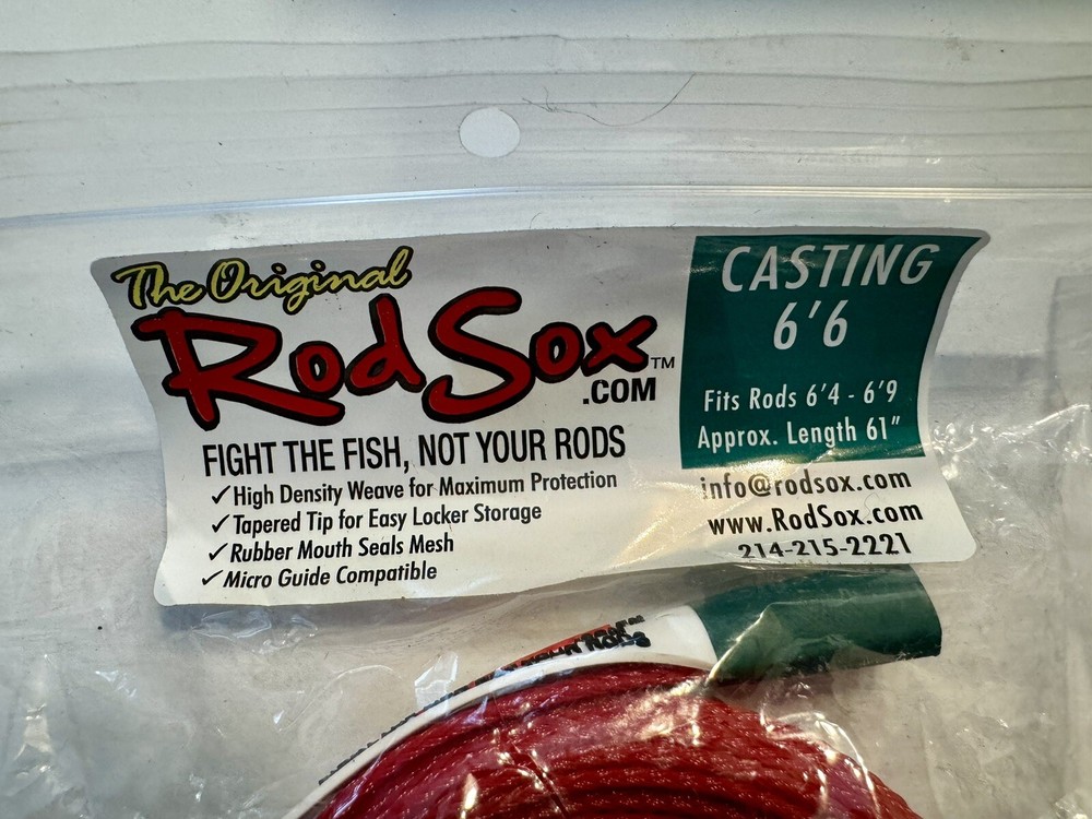 The Original Rod Sox Casting 6’6” Protector Red