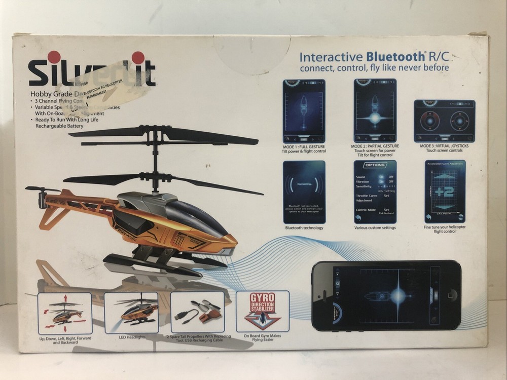2011 Silverlit RC Helicopter Blu-Tech Heli - 84633