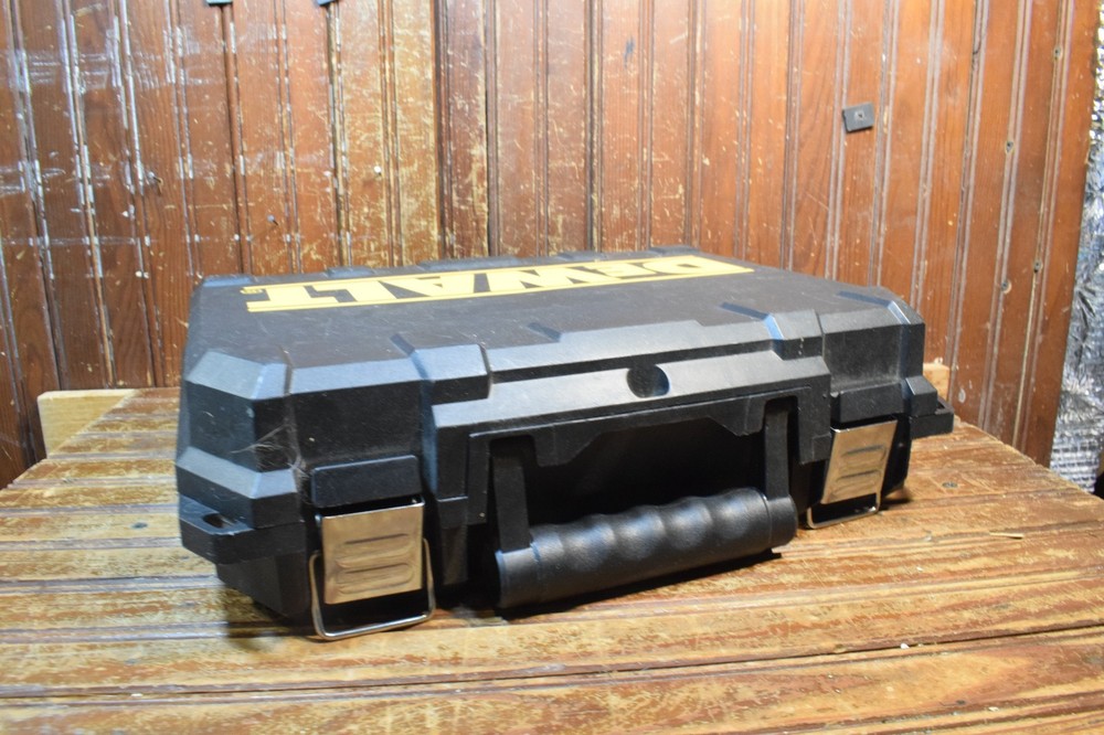 DEWALT POWER DRIVER DRILL HARD PLASTIC STORAGE CARRY CASE TOOL BOX EMPTY D21008K