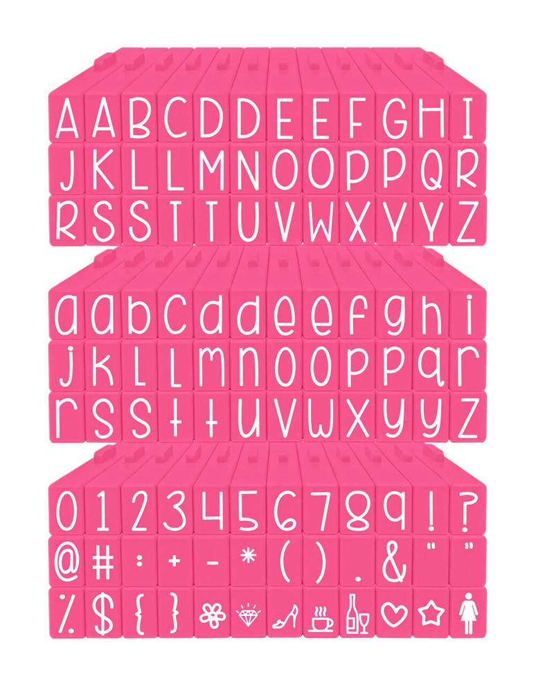 Medium 108 Piece Curvy Girl PEGZ Bundle Pink