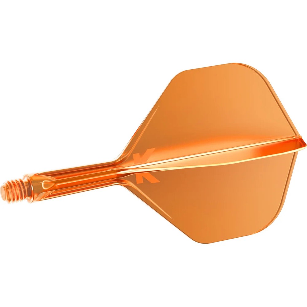 SHORT NEON ORANGE NO2 TARGET K-FLEX 1 PIECE SHAFT AND FLIGHT