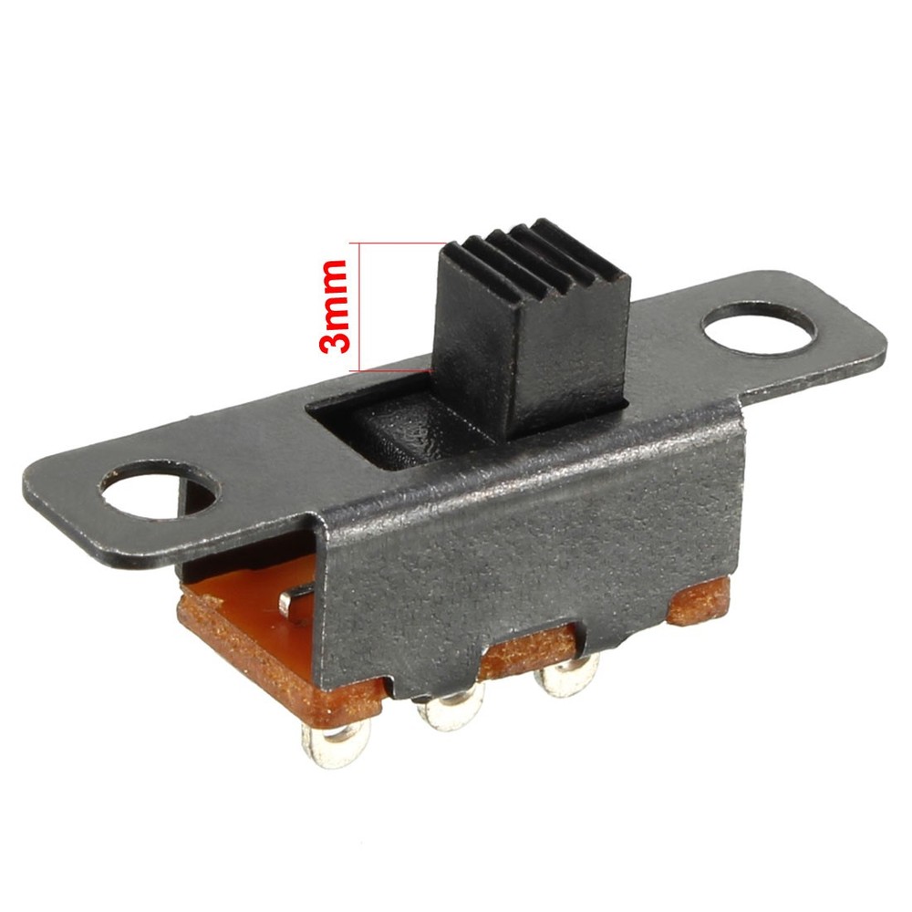 4pcs 3mm Vertical Slide SPDT Switch 3 Terminal PCB Panel Hitch