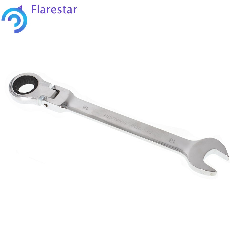 12Pcs Reversible Ratchet Wrench Ratcheting Socket Spanner Nut Tools 8‑19mm