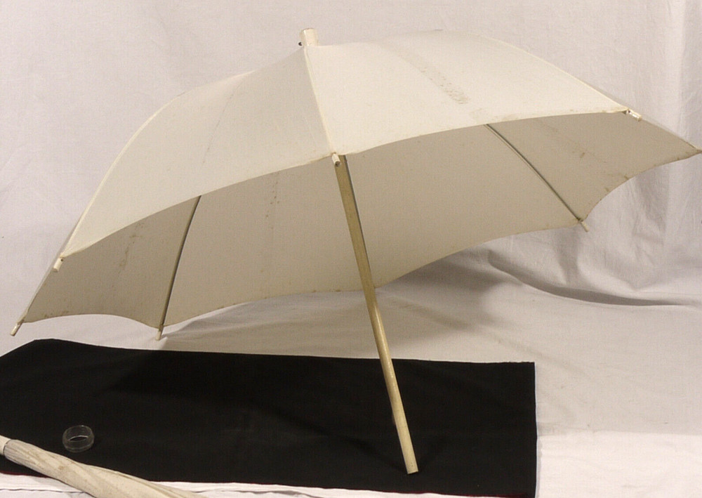 PRL) EPG 2x WHITE SOFTBOX UMBRELLA FLASH DIFFUSER PHOTO STUDIO UMBRELLA