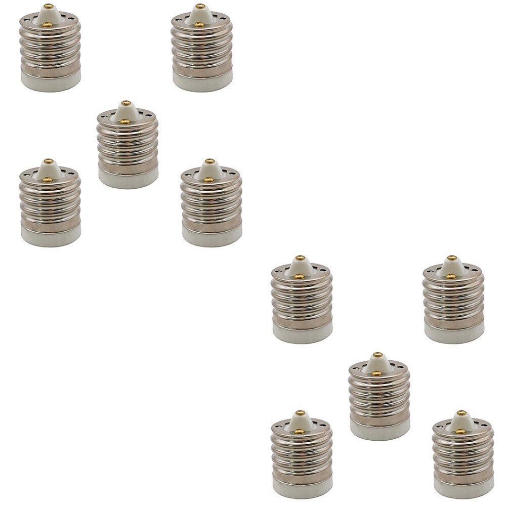US 5-10 Pack Light Bulb Socket Adapter Mogul Base E39 to Medium E26 Screw Reduce