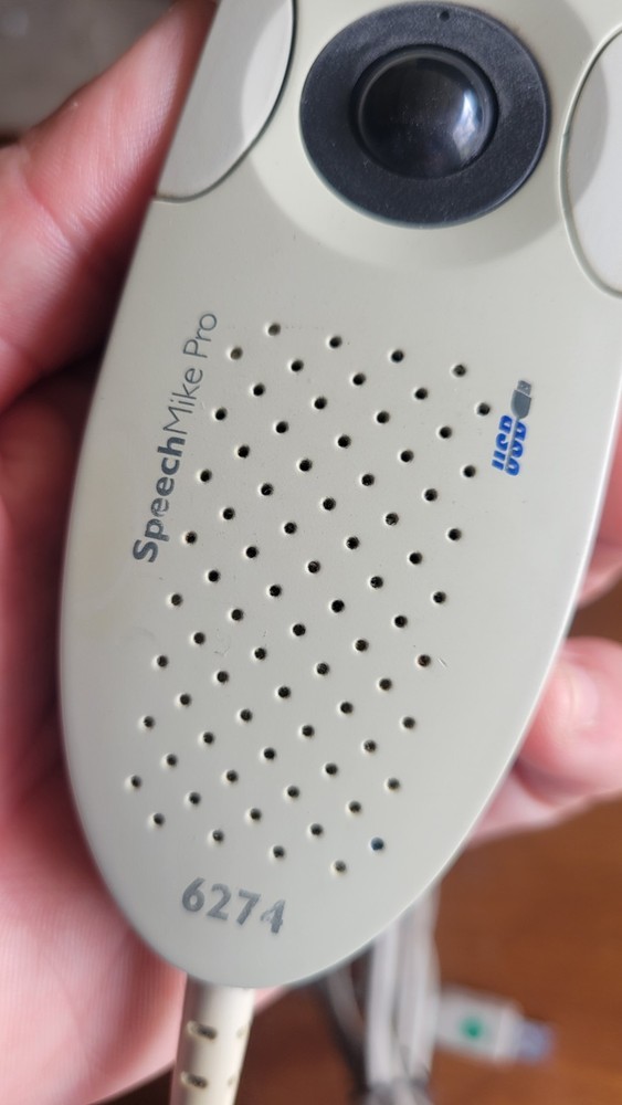 Philips 6274 Handheld USB Speech Mike Pro Microphone