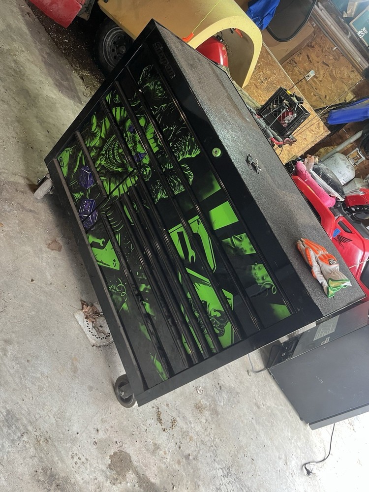 Snap On Tool Box And Us General Roll Cart