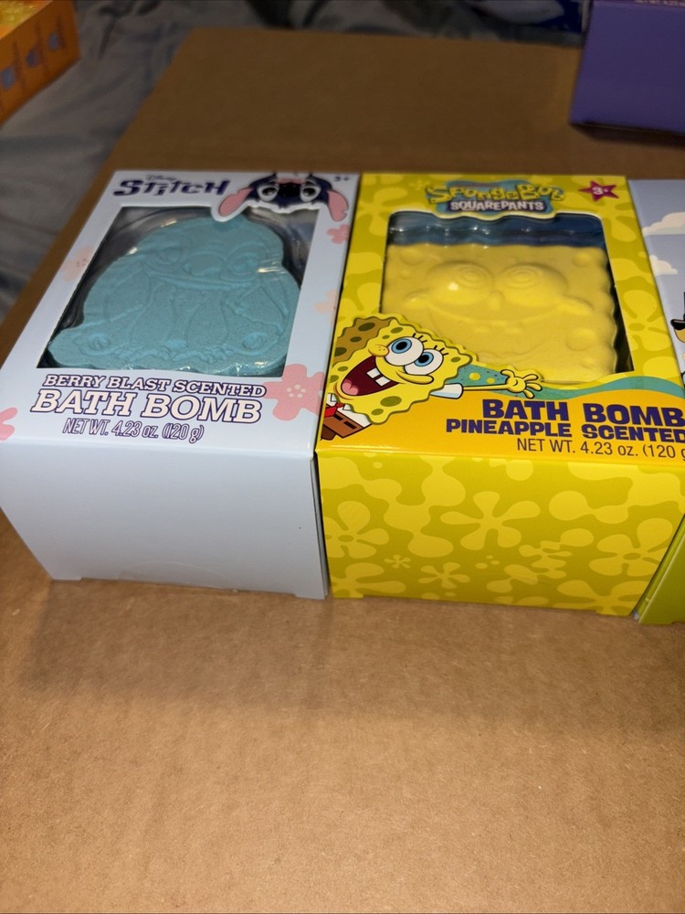 Bath Bombs Stitch SpongeBob Bluey Stitch NEW
