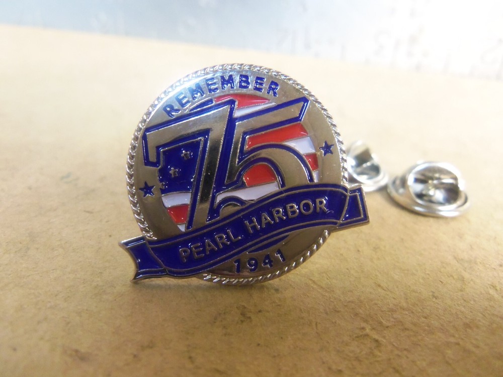 Remember Pearl Harbor - 75th Anniversary Pin