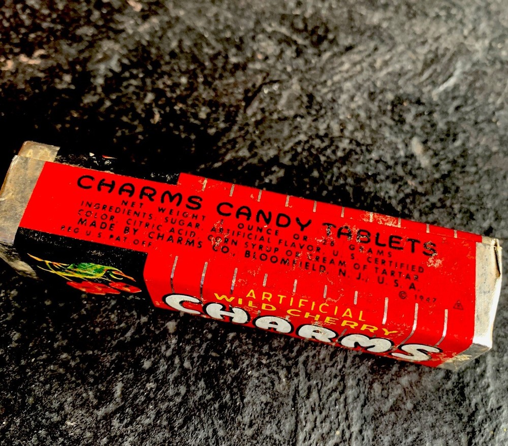 Vintage Charms Candy Package Dummy Pack For Vending Machine 1950’s Cherry