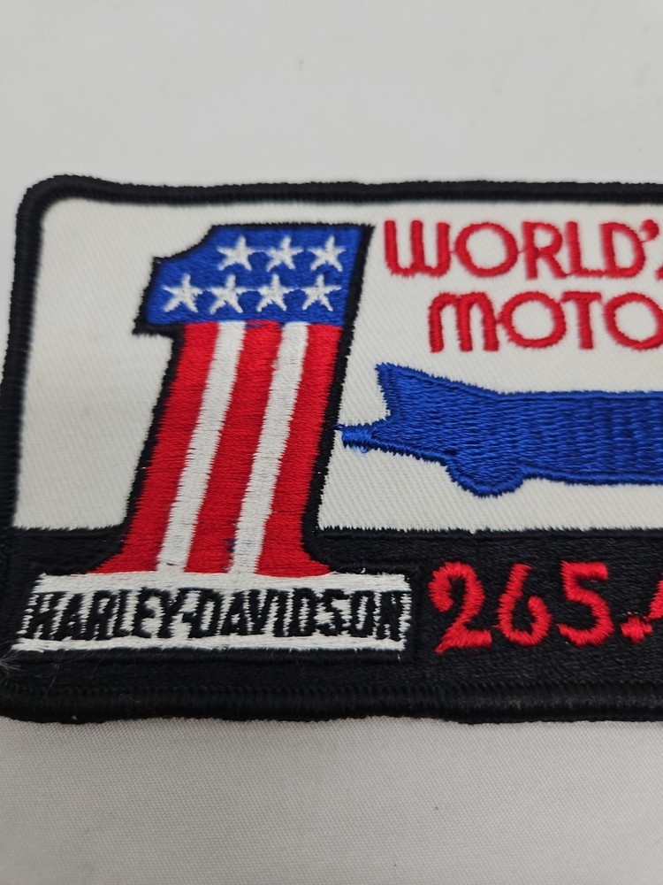 Harley Davidson Worlds Fastest Motorcycle Patch