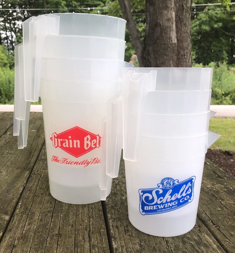 64oz Stackable Pitchers Blank 42-Piece Wholesale Lot Catering Bulk Order