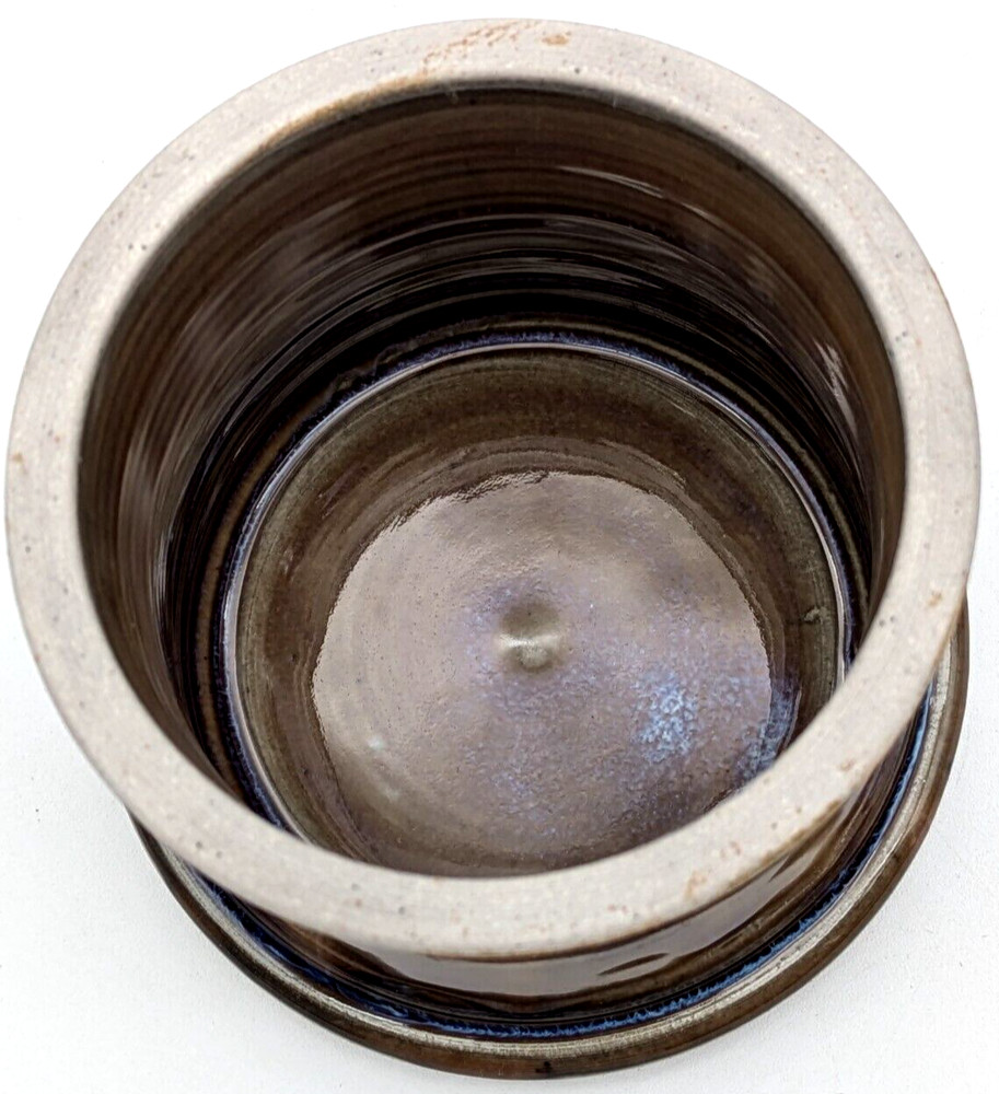 Classy Lines Pottery Studio Crafted Pinecone Glazed Butter Bell