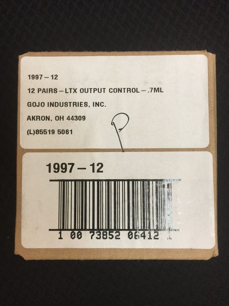 (1 Pair) GOJO LTX Output Control Restrictor .7ML 1997 controller