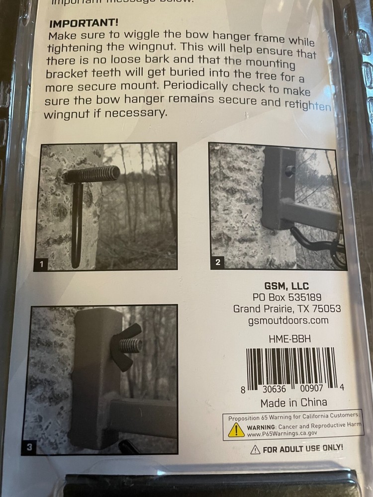 HME Better Bow Hanger HME-BBH