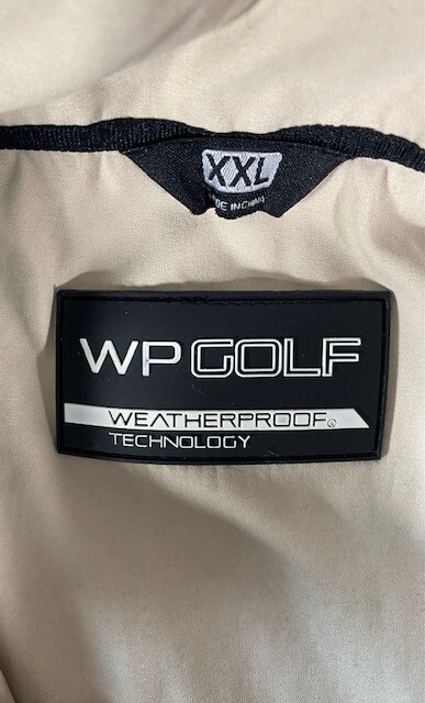 Men's XXL Weatherproof Technology WP Golf Black Pullover