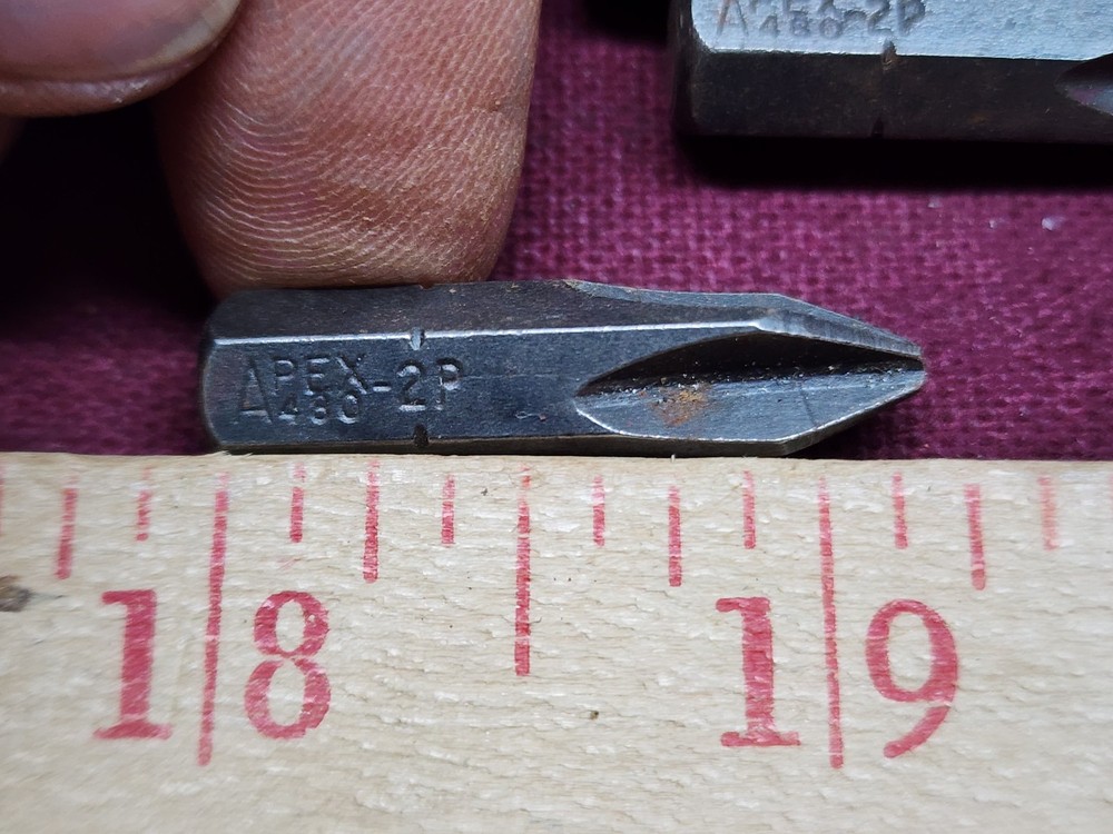 Apex 480-2P Hex Insert Bits Phillips #2 (10pcs)