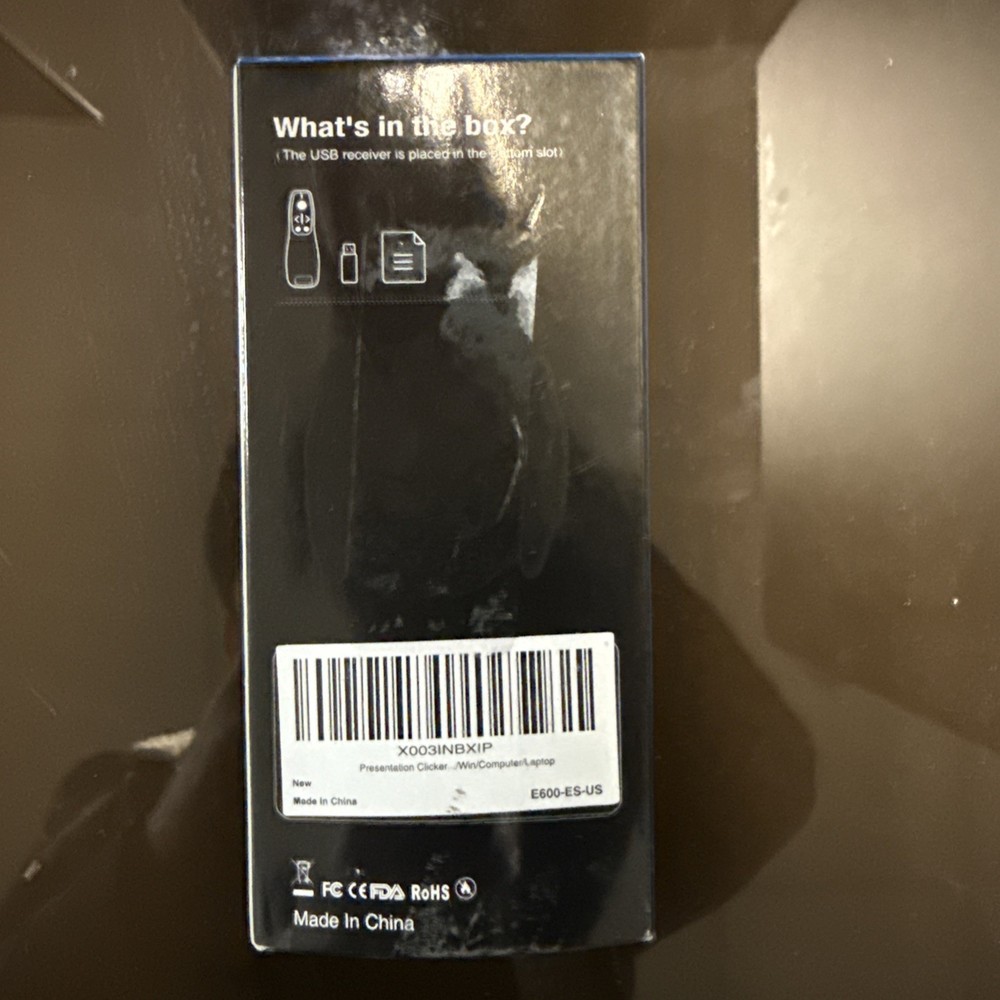 Wireless Presenter Presentation Clicker with Red Laser Pointer