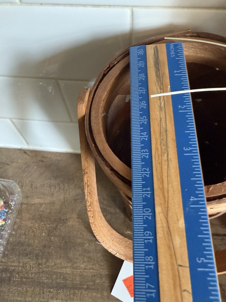 Set If Two Round Cylinder Shape Baskets