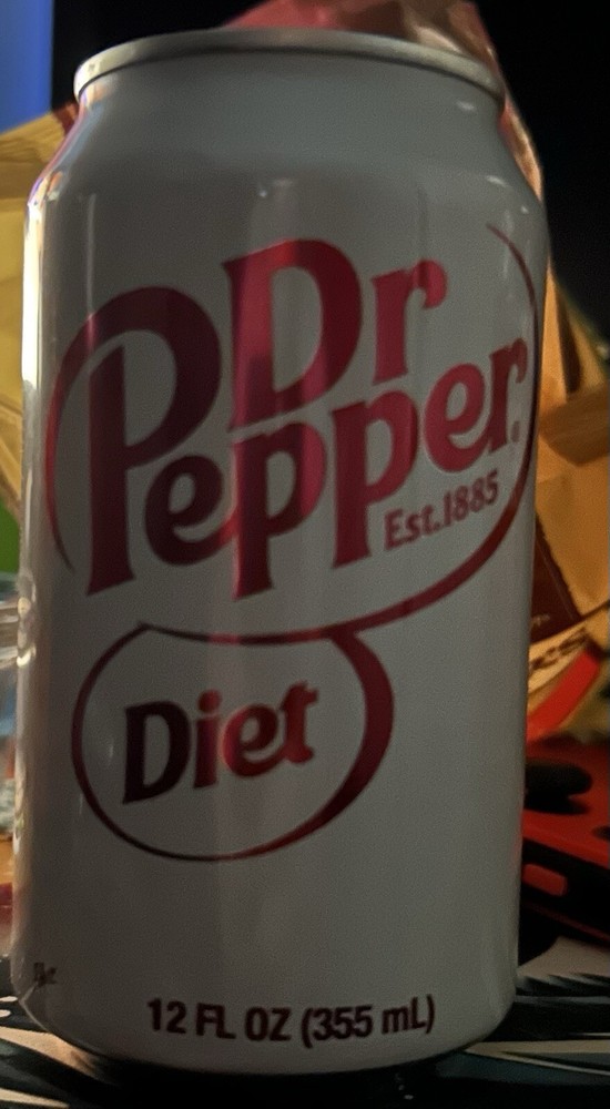 empty dr pepper can