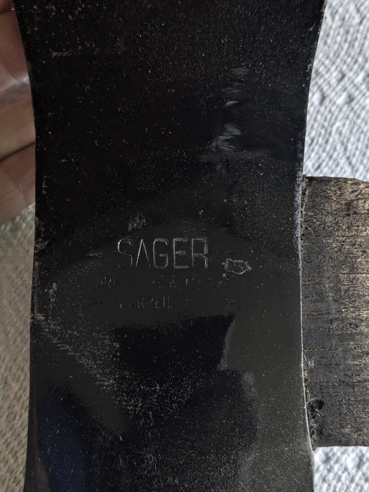 Sager Warren Axe & Tool Co double bit Swamping Pattern axe Sharp