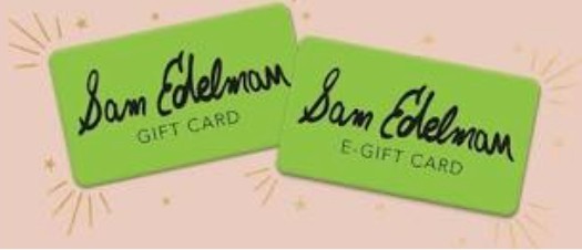 e gift card Sam Edelman $228.00