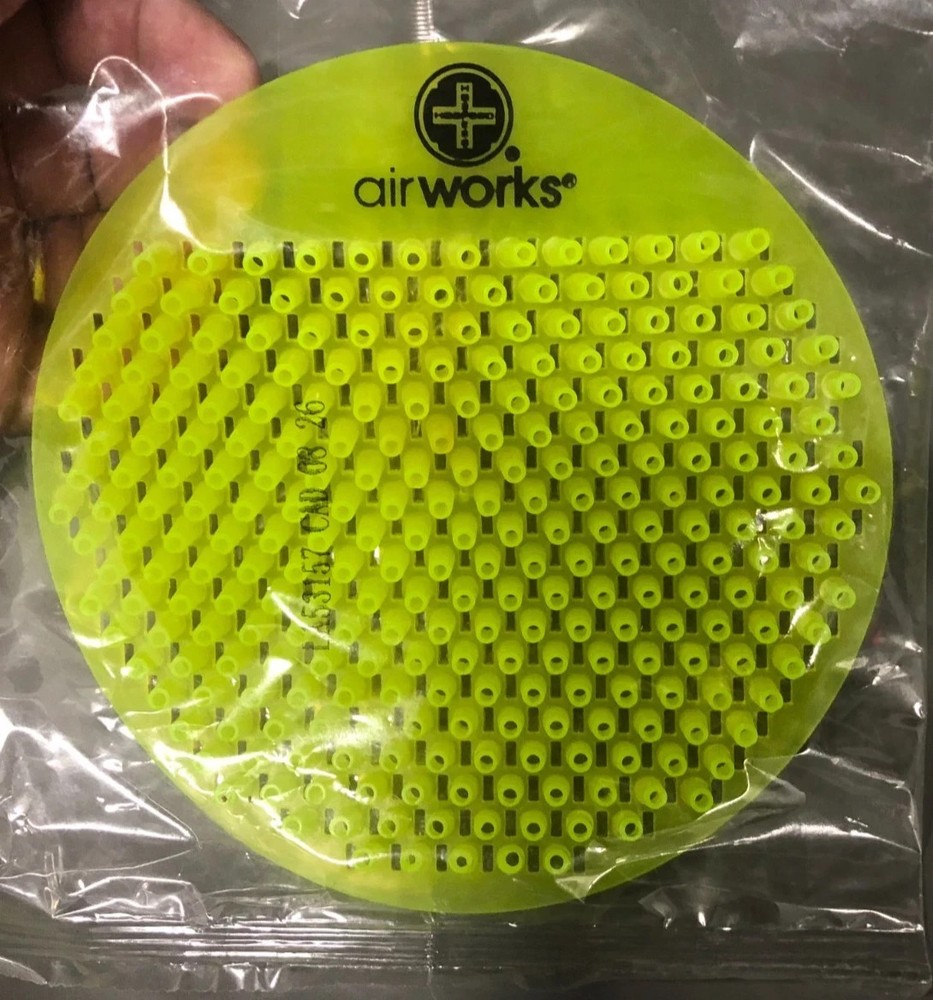 Airworks~ SPLASH FREE Urinal Screen, Lemon Scent!