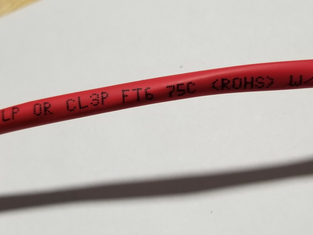 Southwire Genesis 4610 12/2C Solid Shielded Plenum Fire Alarm Cable Red /50ft