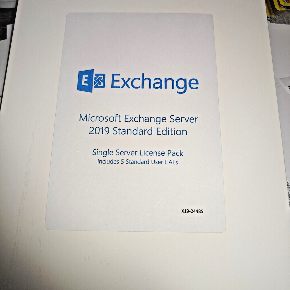Microsoft Exchange Server 2019 Standard Edition (On-Premises) - DVD x64
