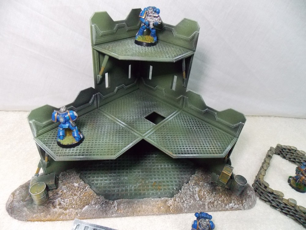 WARGAMING TERRAIN PAINTED BUNDLE 9 PIECE SET .....ADVANCE ORDERS