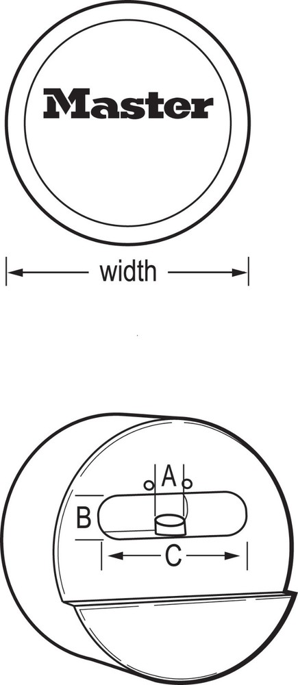 Master Lock Hidden Shackle Padlocks - (3) Keyed Alike w/ BumpStop 6271NKA-3