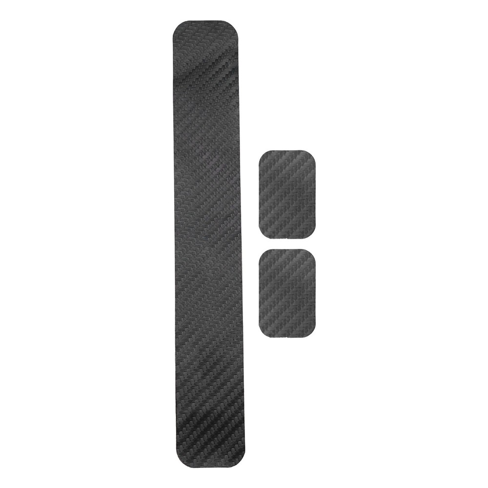 Rust Resistant Bicycle For Chainstay Frame Protector Carbon Fiber Texture