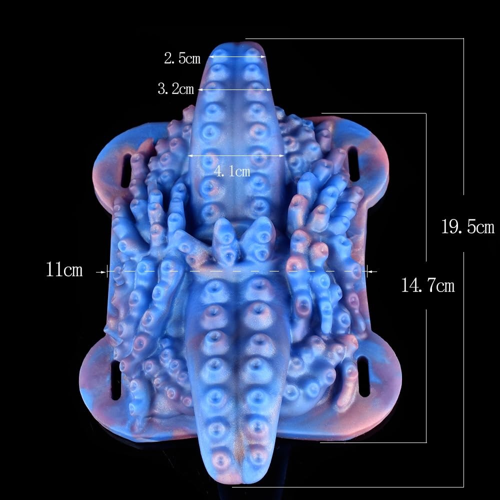 Multiple Use Fantasy Unique Design Bumpy Octopus Tentacle Waterproof Foreplay...