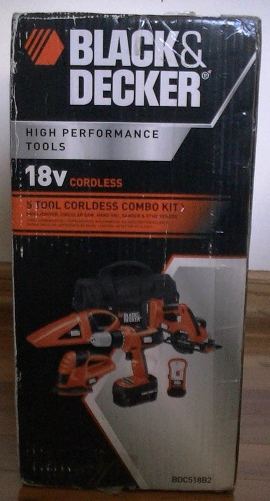 Black&Decker 18 Volt 5 Tool Combo Set