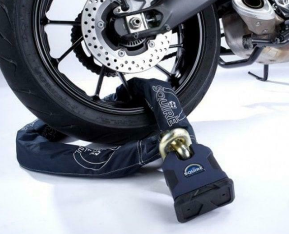 Squire Behemoth Bundle - SS100CS Padlock & TC22mm X 1.5M - Sold Secure Diamond