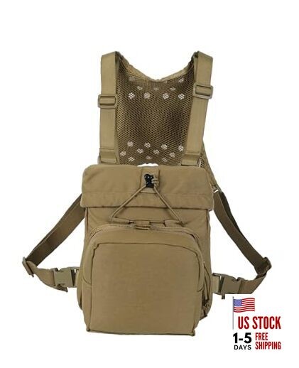Tactical Universal Binocular Case, Binocular Harness Chest Pack with Durable,