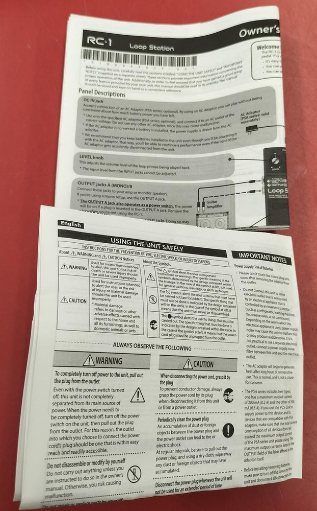 BOSS RC-1 EFFECTOR 806146