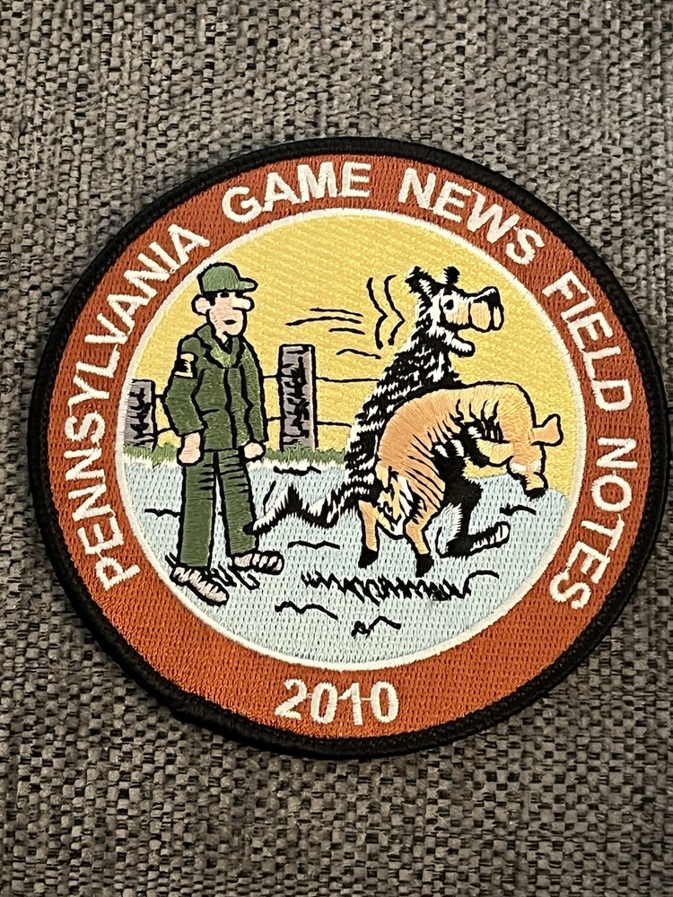 2010 PENNSYLVANIA GAME NEWS FIELD NOTES PATCH 4” Diameter