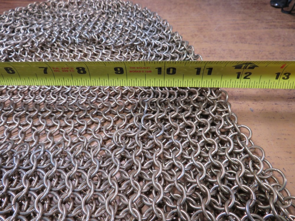 chainmail hood Brass ? bronze