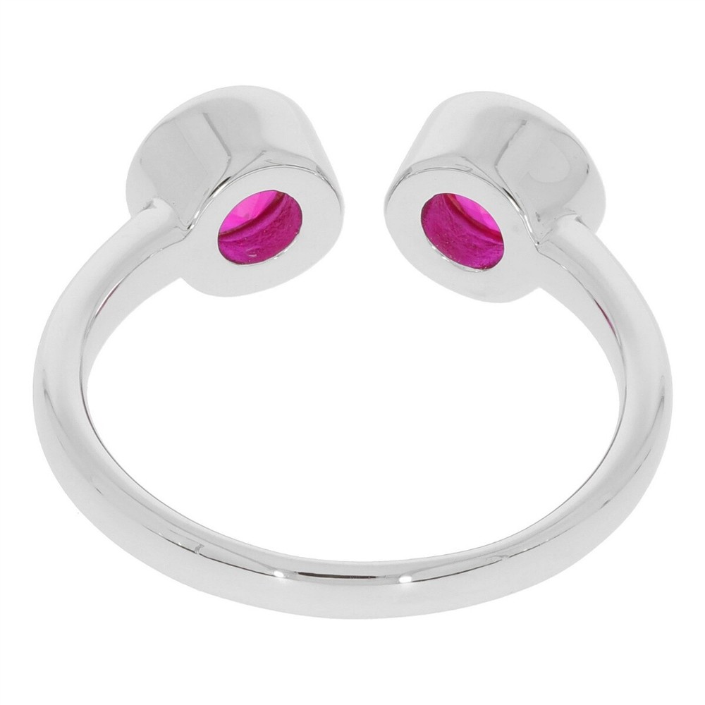 Sterling Silver Semi Mount Ring Setting RD 5x5mm Topaz