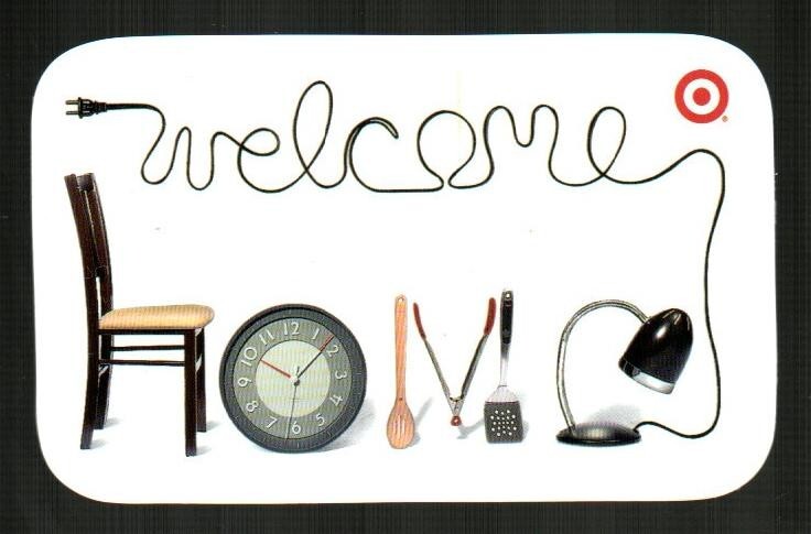 TARGET Welcome Home ( 2007 ) Gift Card ( $0 )