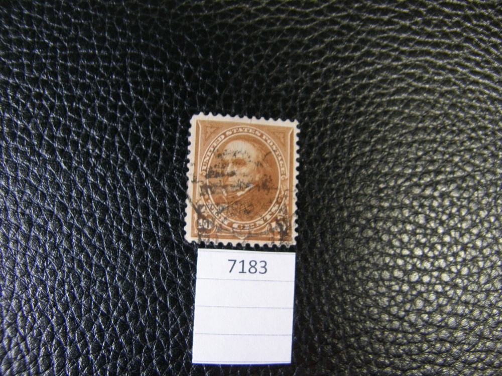 7183) One: 10¢ US Postage Stamp Daniel Webster 1898