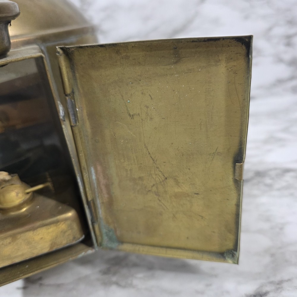 SHIP BINNACLE brass w/latern feature Solid Brass Read Description