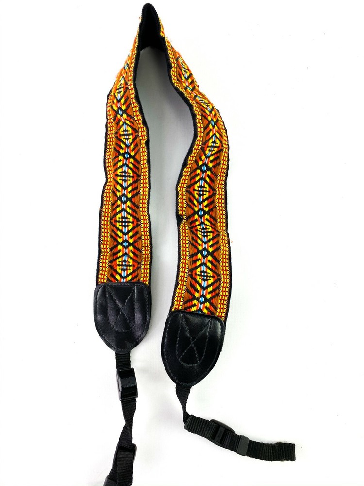 Camera Neck Shoulder Strap Red Yellow Blue