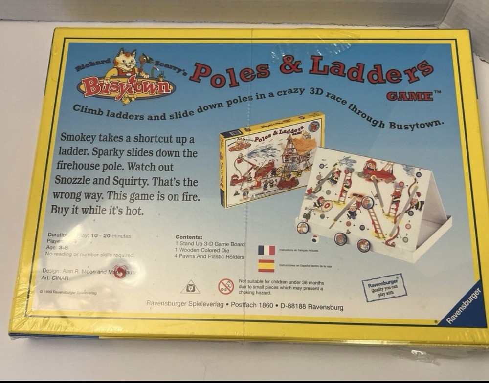 Poles and ladders game from busytown