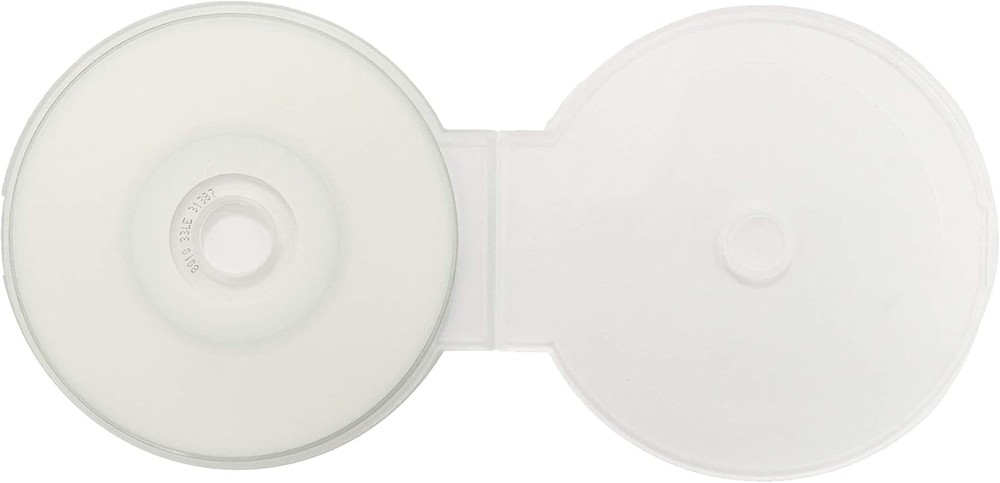 10 Clear MINI 8cm Clamshell CD DVD Case