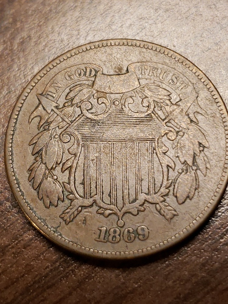 1869 Two Cent Piece