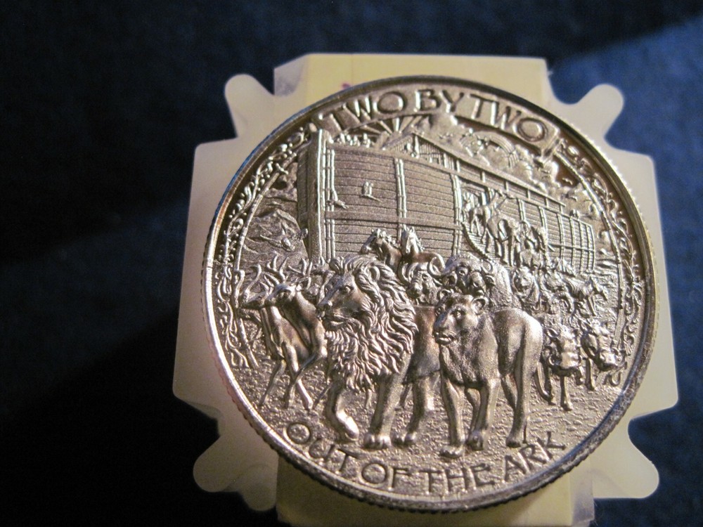 ONE OUNCE NOAH'S ARK SILVER BU ROUND