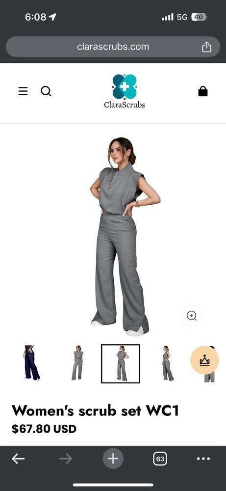 THREE Clarascrubs Flares Sets