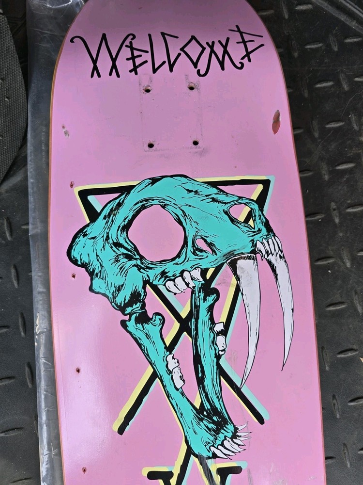 Welcome Skateboards Saber Skull Deck